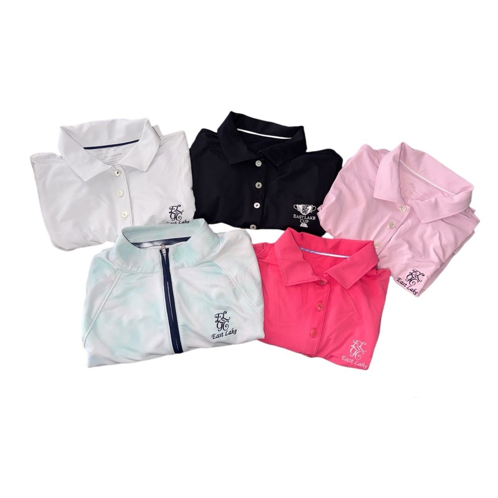 Peter Millar Ladies Golf Polo, Performance Polo, & Pullover Bundle Size Small